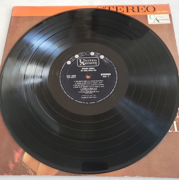 Diahann Carroll featuring The Andre Previn Trio vinyl record album - Picture 3 of 4